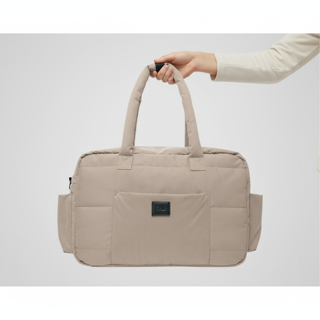 7AM Enfant Oat Soho Carryall – Benji Diaper Bag