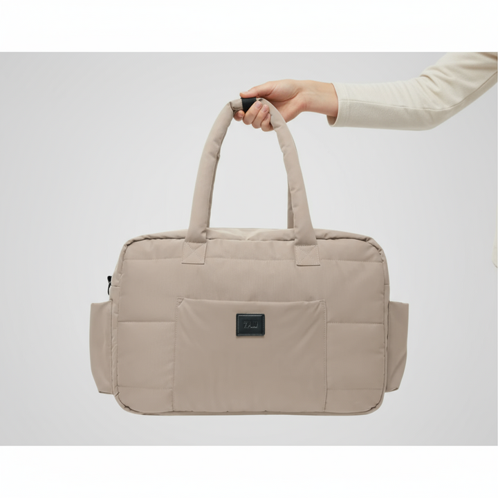 7AM Enfant Oat Soho Carryall – Benji Diaper Bag
