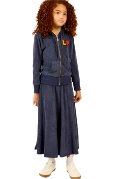 Parni Girls LP Varsity Navy Terry Set – Little Loungers