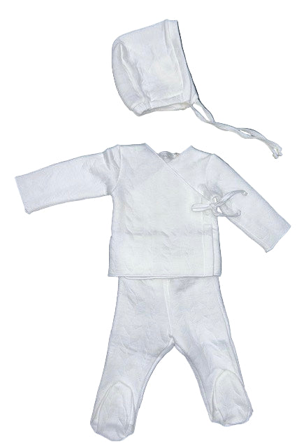 Latte Baby Quilted 3-Piece Wrap Set