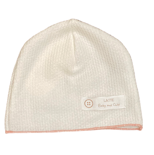 Latte Basco trim rose hat