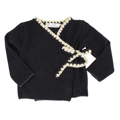 Latte black carousel stitching wrap set