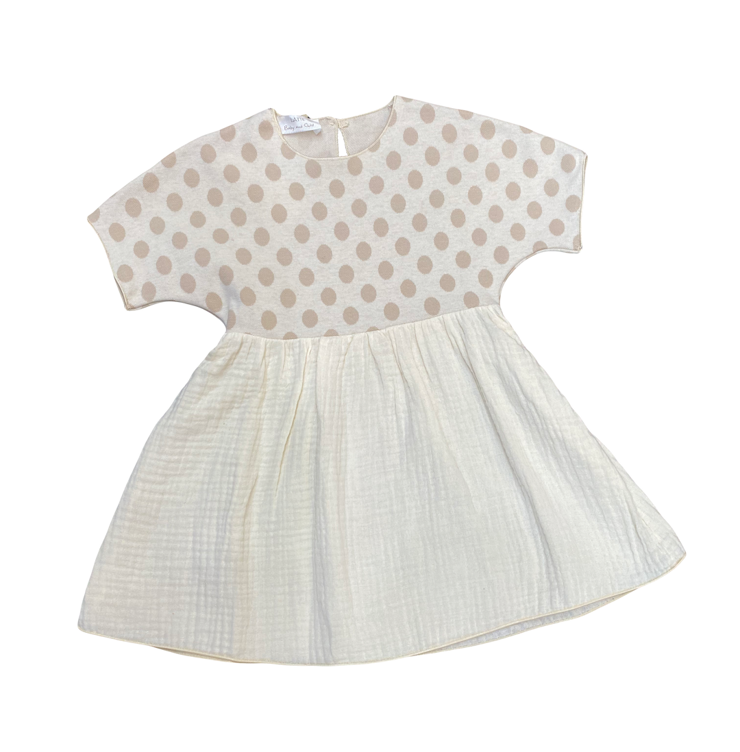 Latte Cecilia Girls Dress