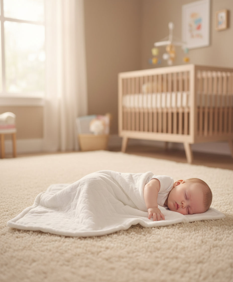 Latte Baby Treccia Quilted Blanket