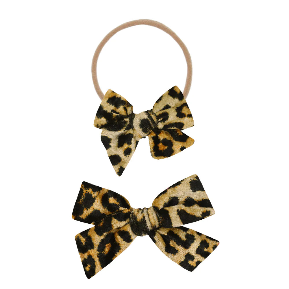 Lou Lou Velvet Large Bow Headband