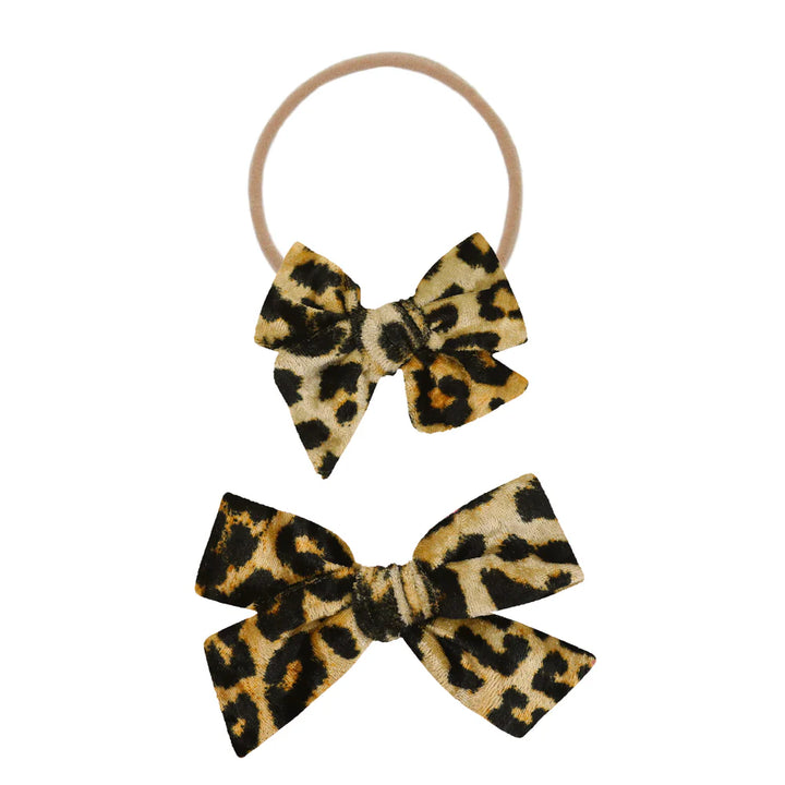 Lou Lou Velvet Large Bow Headband
