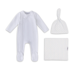 Mini Label Linear Stars Print Set Boys Soft Cotton Baby Outfit Star Print Design