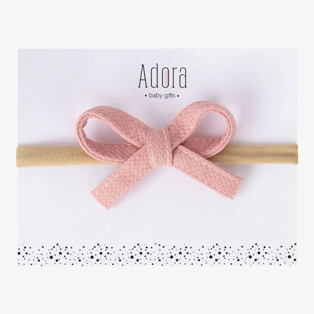 Adora Mini Waffle Bow Headband