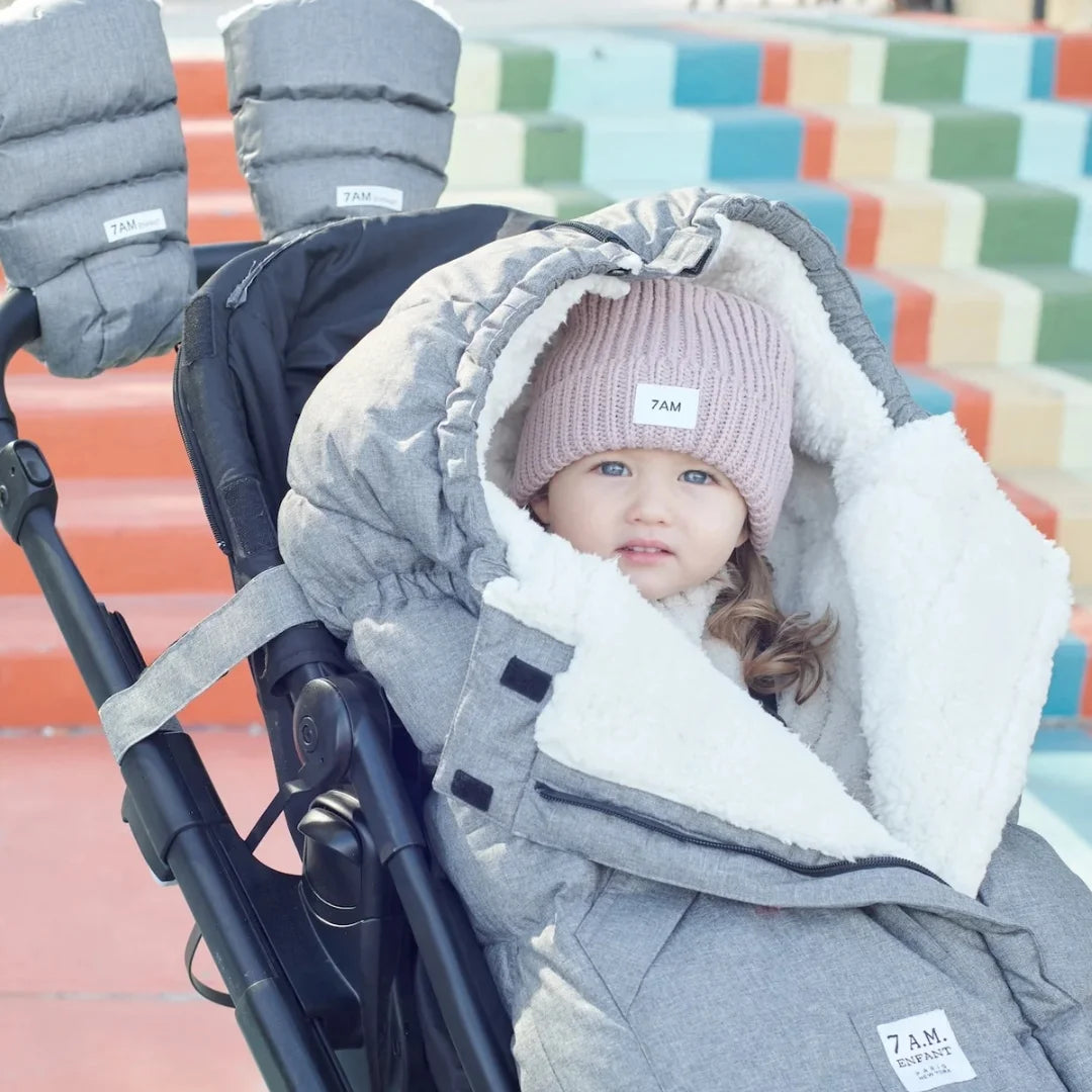 7AM Enfant Beanie Chunky Ash Rose