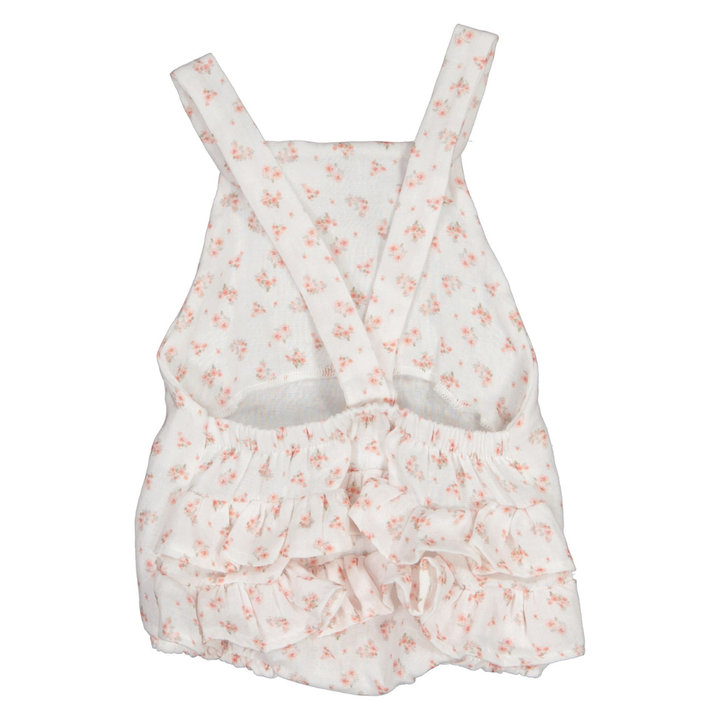 Cotton Little Things – Floral Ruffled Back Romper