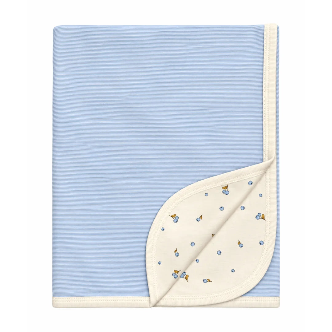 Cotton Pompom Mini Cherries/Cordurouy Blanket