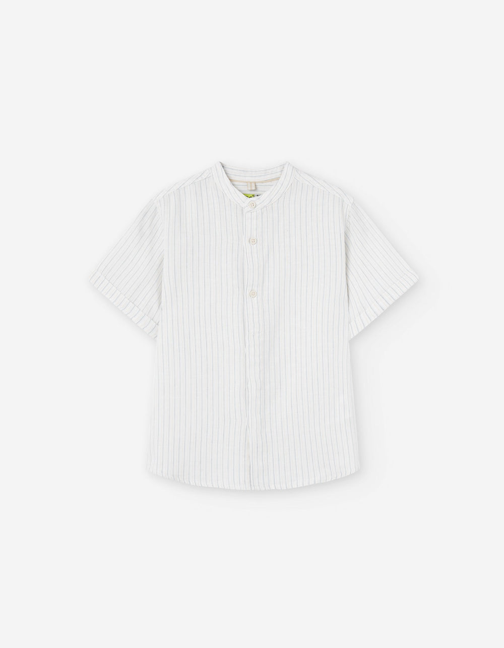 Losan Stripe Linen Short Sleeve Shirt