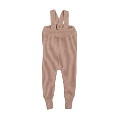 Mema Knits Dusty Pink Knit Overall with Onesie