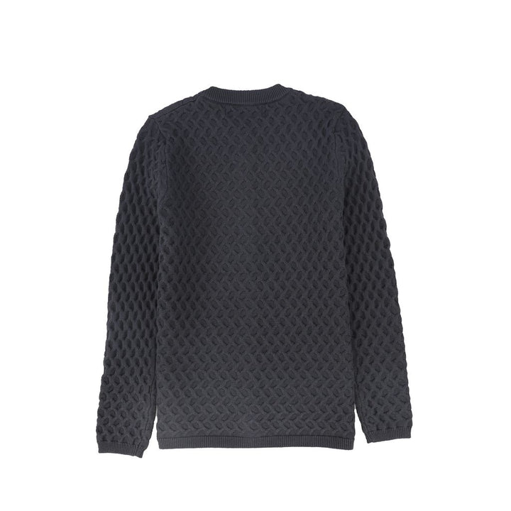 Bace Textured Crochet Knit Cardigan