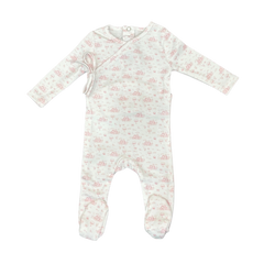 Baby Farmhouse Print Footie - Great Baby Gift for Soft Skin - Mini Label