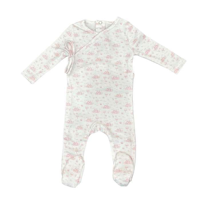 Baby Farmhouse Print Footie - Great Baby Gift for Soft Skin - Mini Label