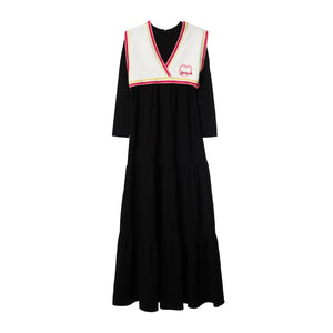 Bonjour Varsity Knit Maxi