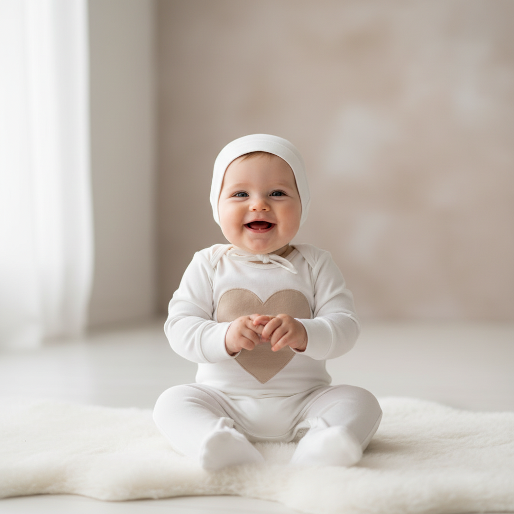 Heart-Themed Baby Gift Set