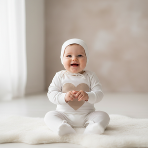 Heart-Themed Baby Gift Set