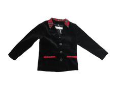Mini Nod Velvet Boy Suit Black/Red