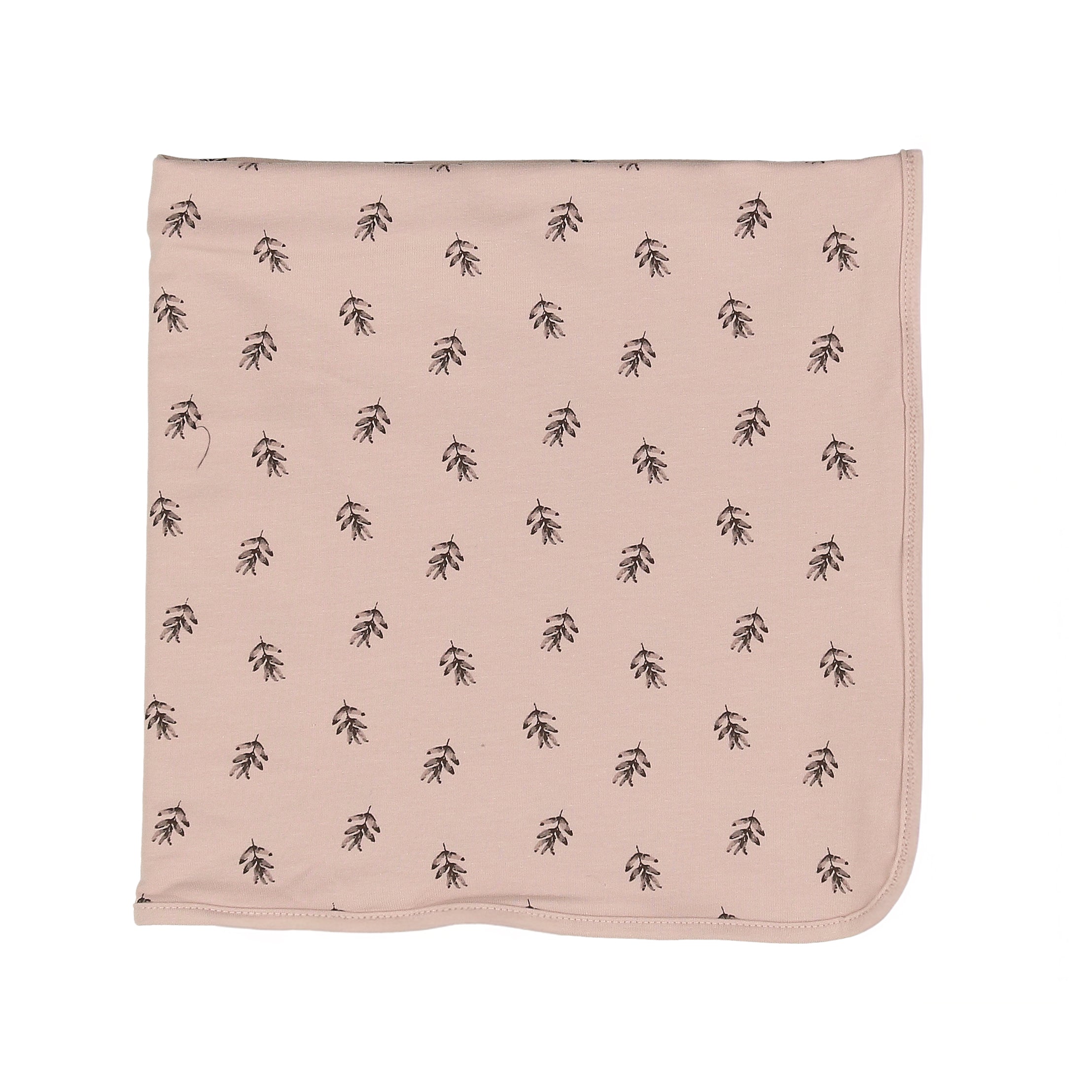 Maniere Mauve Watercolor Floral Blanket
