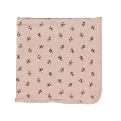 Maniere Mauve Watercolor Floral Blanket