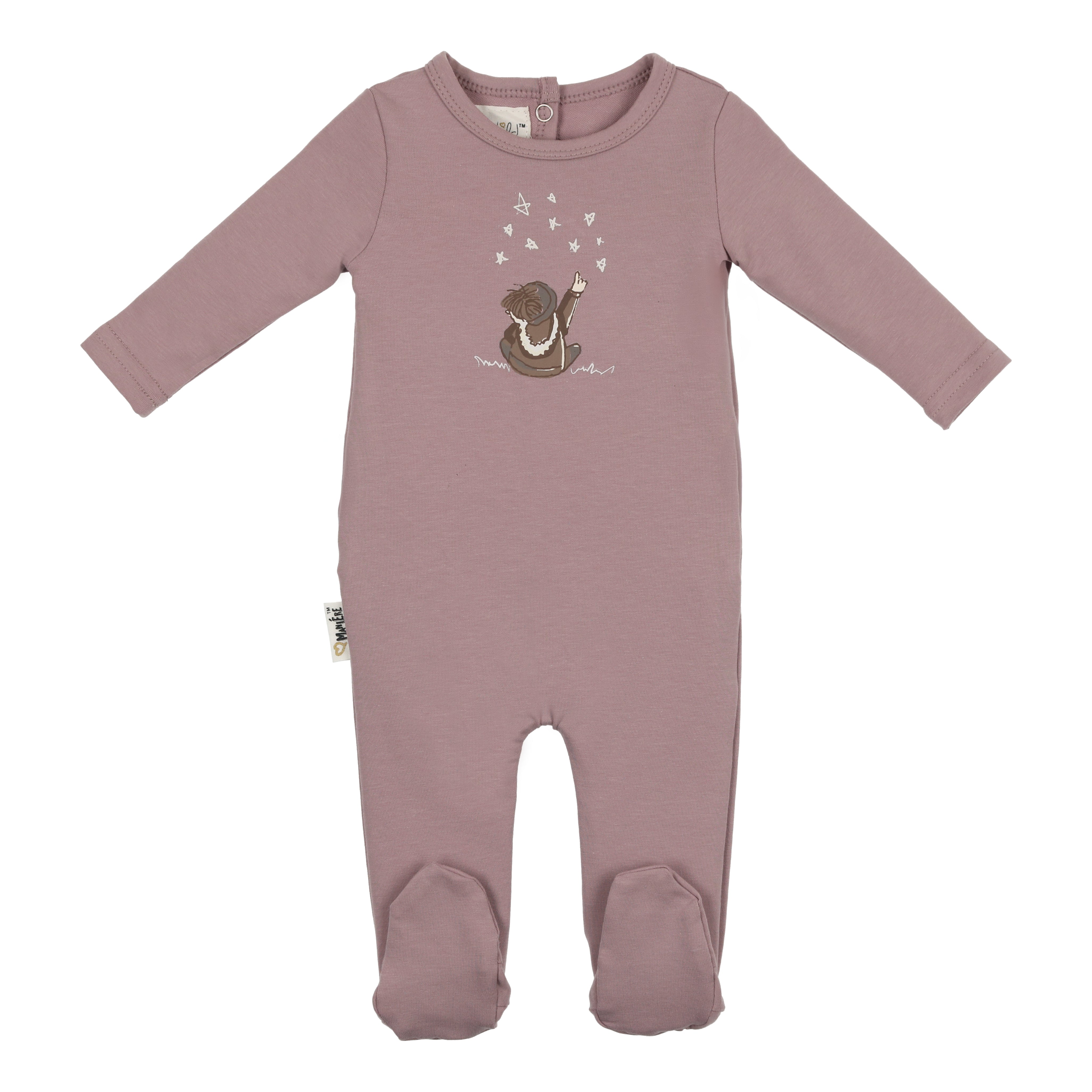 Maniere Mauve Star Gazer Footie