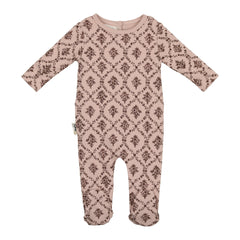 Maniere Mauve Vintage Victorian Footie