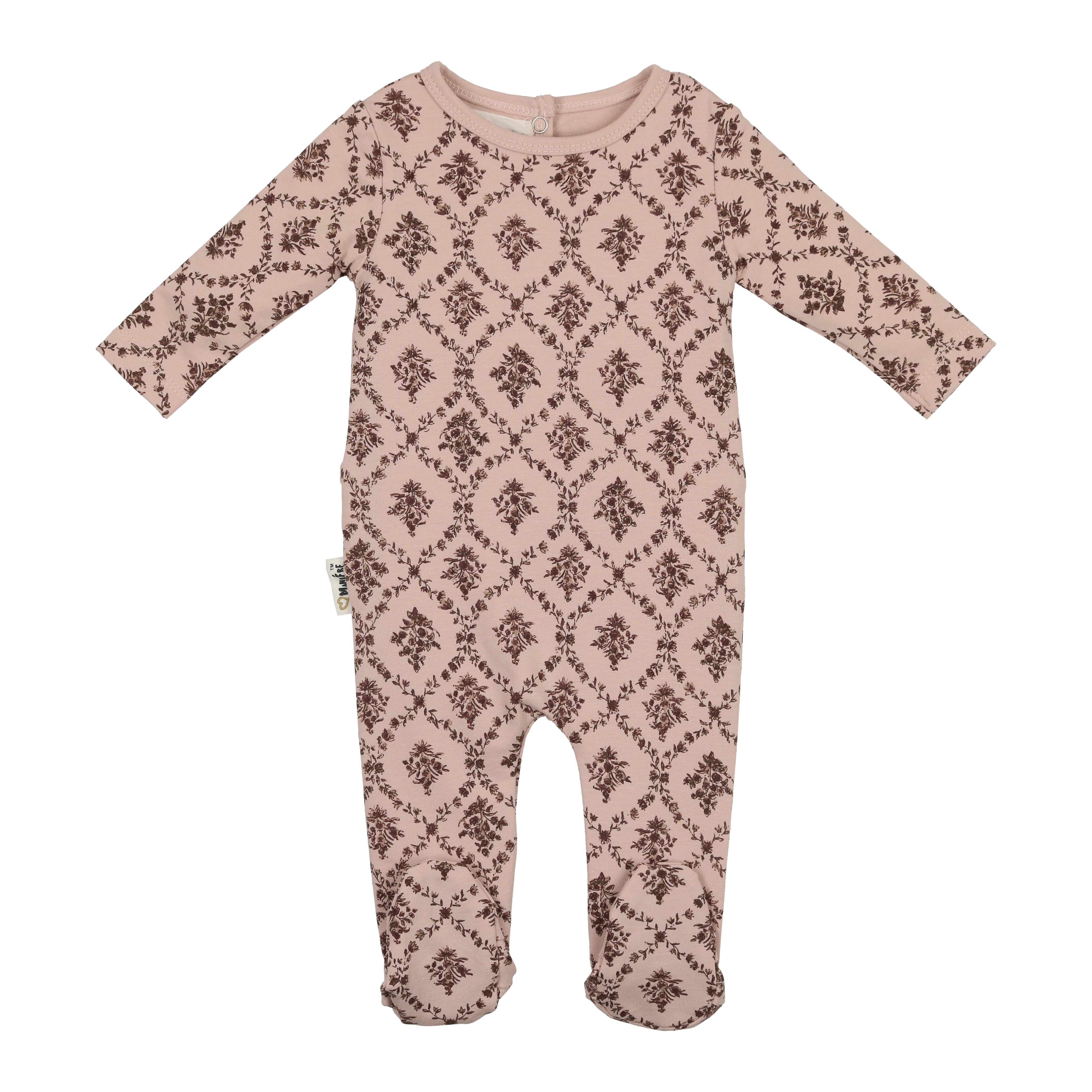 Maniere Mauve Vintage Victorian Footie