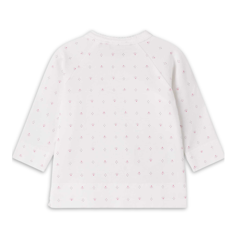 MarMar Tuti Wrap Long Sleeve Soft Cotton Baby Bodysuit Wrap Closure Design