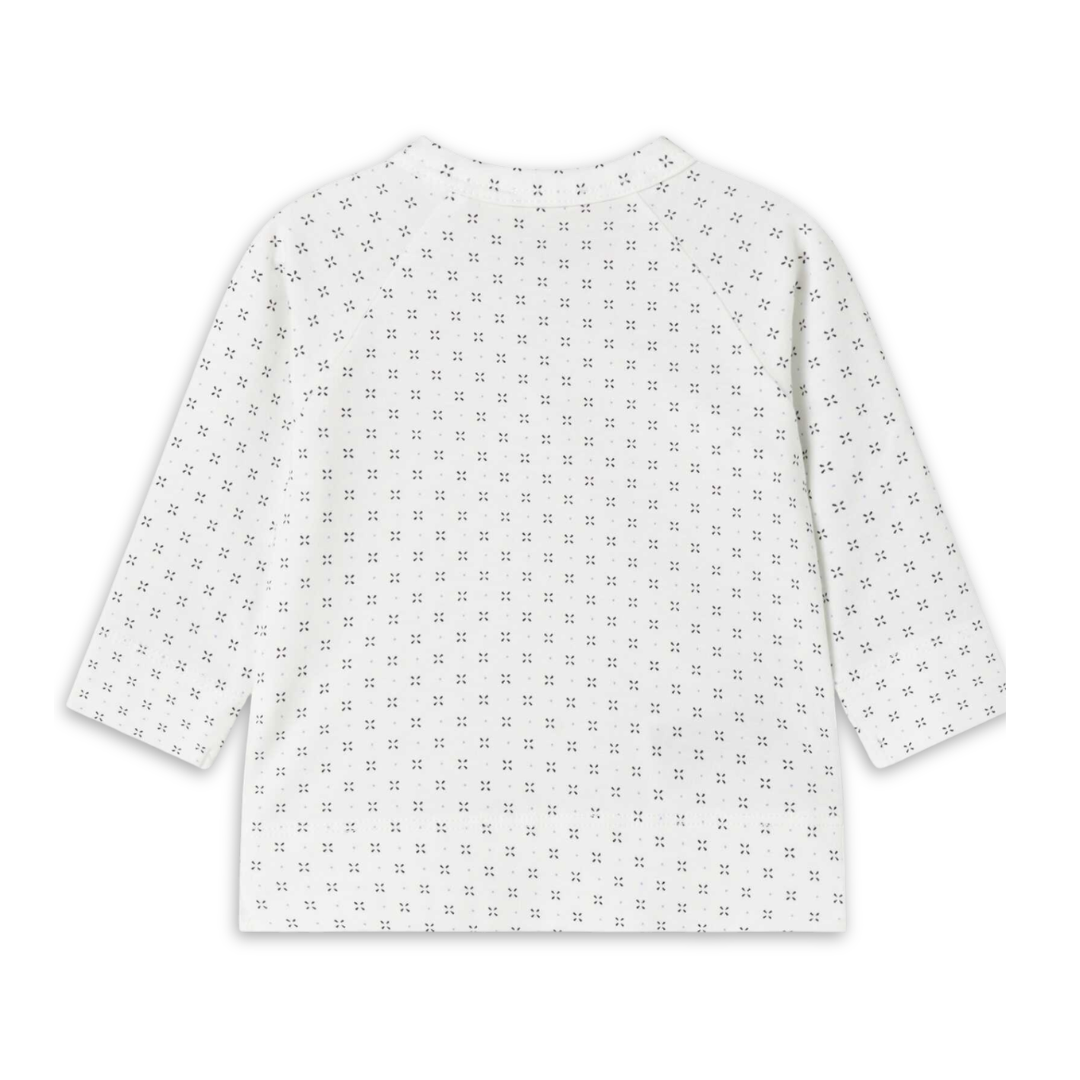 MarMar Tuti Wrap Long Sleeve Soft Cotton Baby Bodysuit Wrap Closure Design