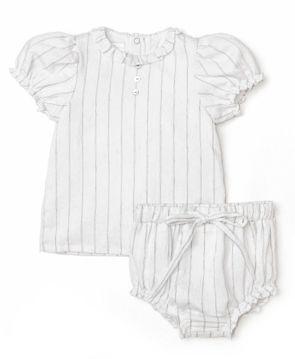 Bonjour Baby Girl Striped 2 Pc Set