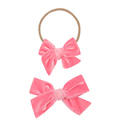 Lou Lou Small Velvet Bow Headband