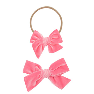 Lou Lou Small Velvet Bow Headband