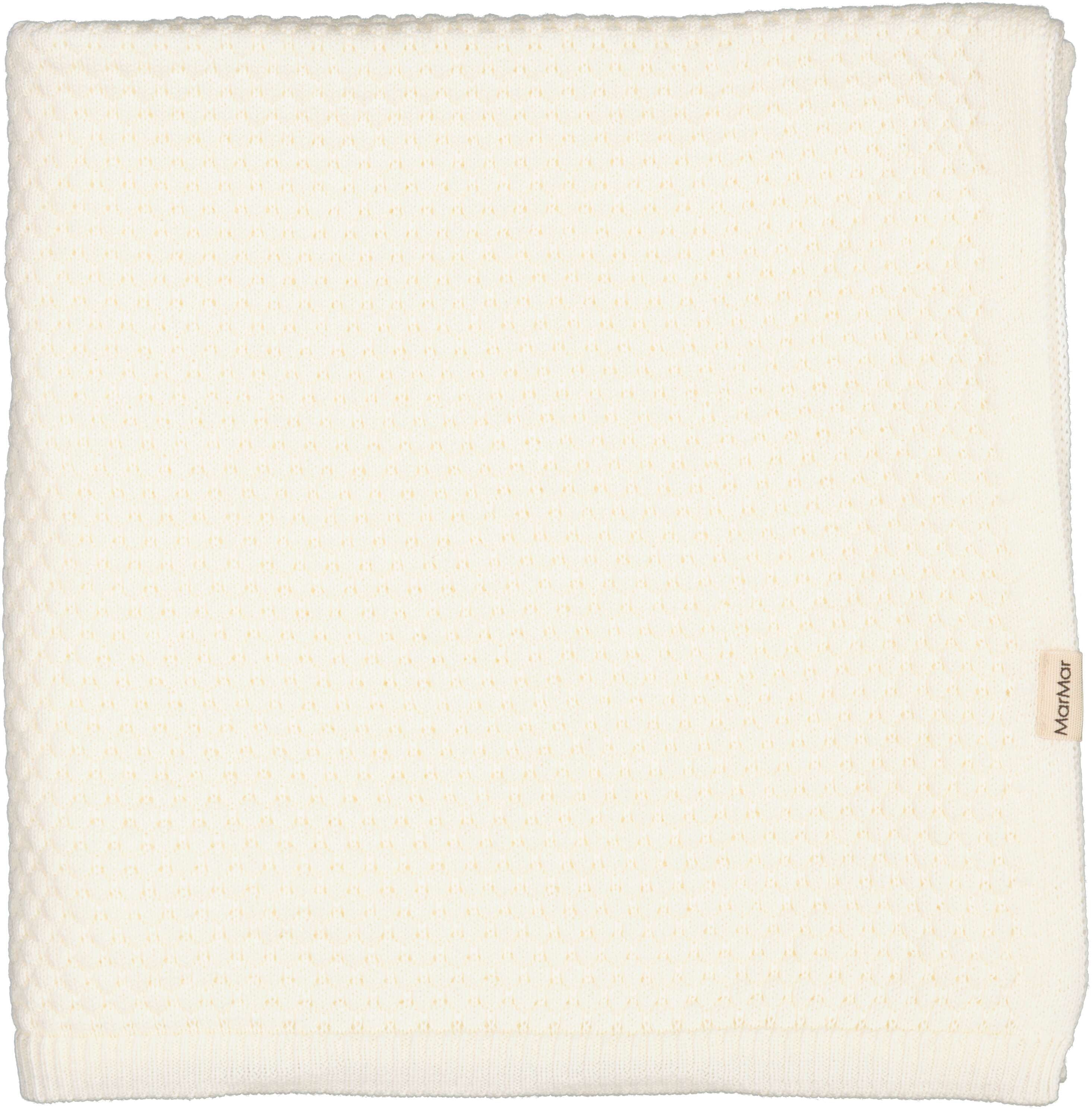 MarMar Gentle White Alia Knit Blanket