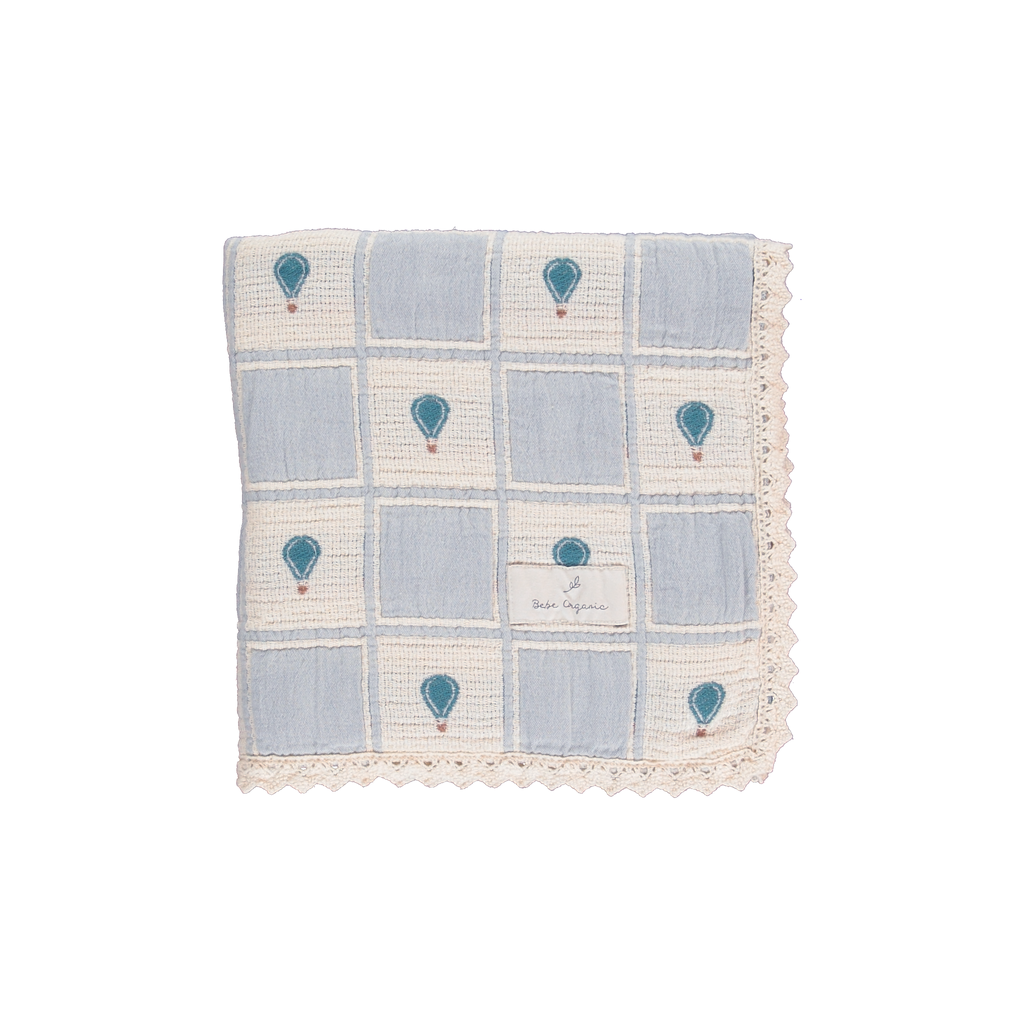 Bebe Organic Balloon Patchwork Blanket