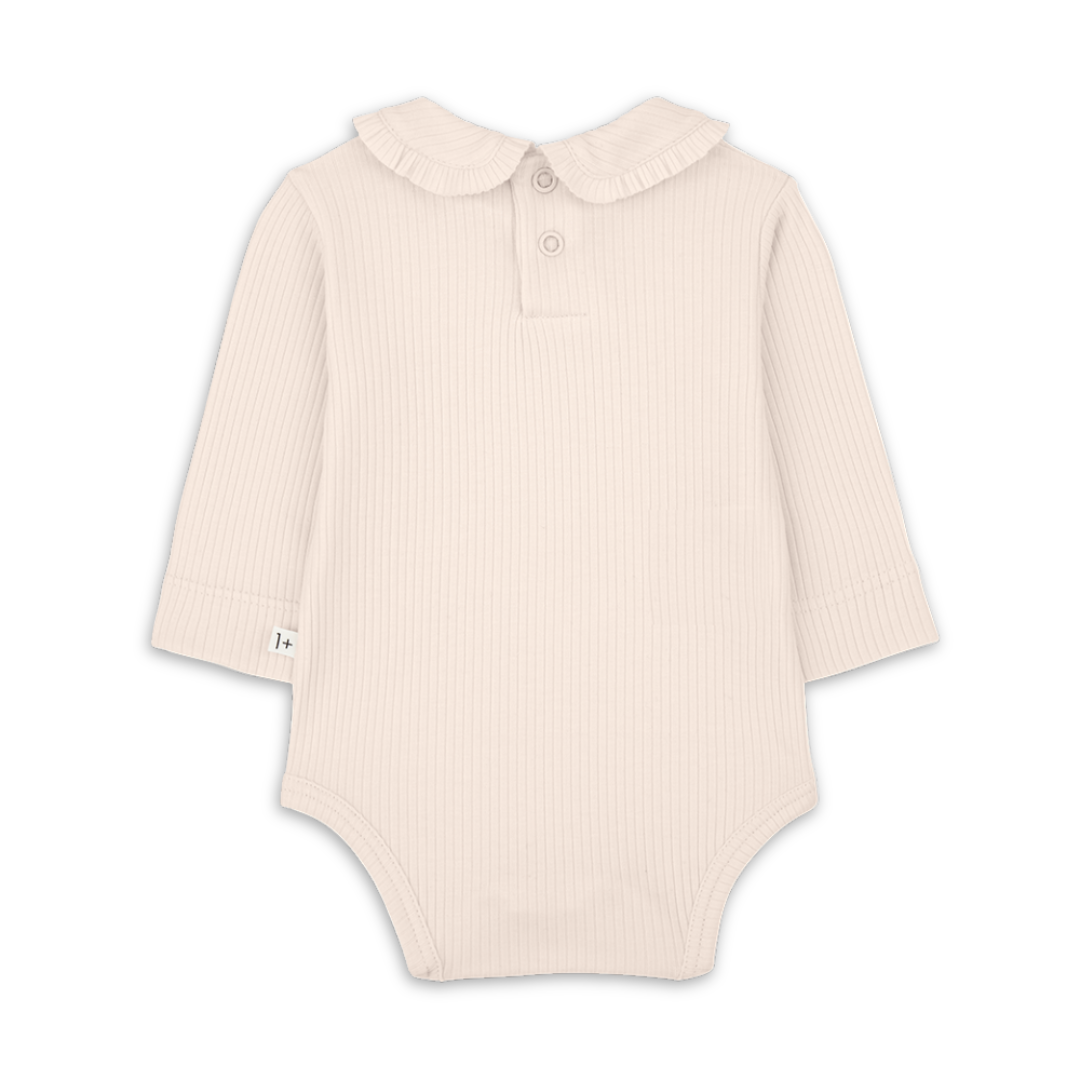 1+ in the family Nina Collar Body Soft Cotton Baby Bodysuit Peter Pan Collar