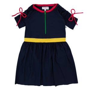 Miss Mini Neon Swim Dress with Snaps
