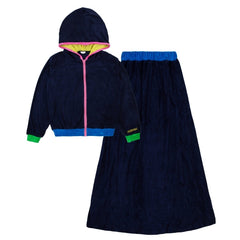 Miss Mini Neon Terry Two Piece Cover Up