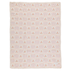 Bebe Organic Teddy Patchwork Blanket
