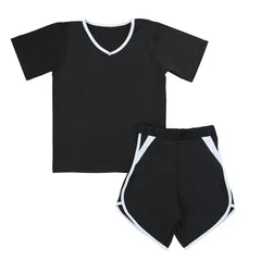 Miss Mini Onyx Top & Bottom Shorts Set