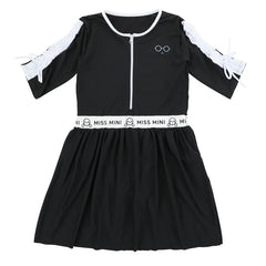 Miss Mini Onyx Swim Dress (with Snaps)
