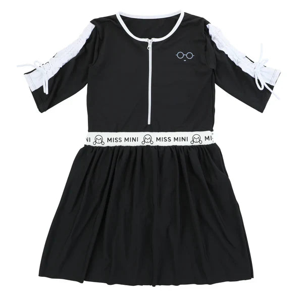 Miss Mini Onyx Swim Dress (with Snaps)