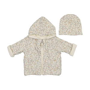 Bee & Dee Boys Cream Shadow Ditsy Jacket