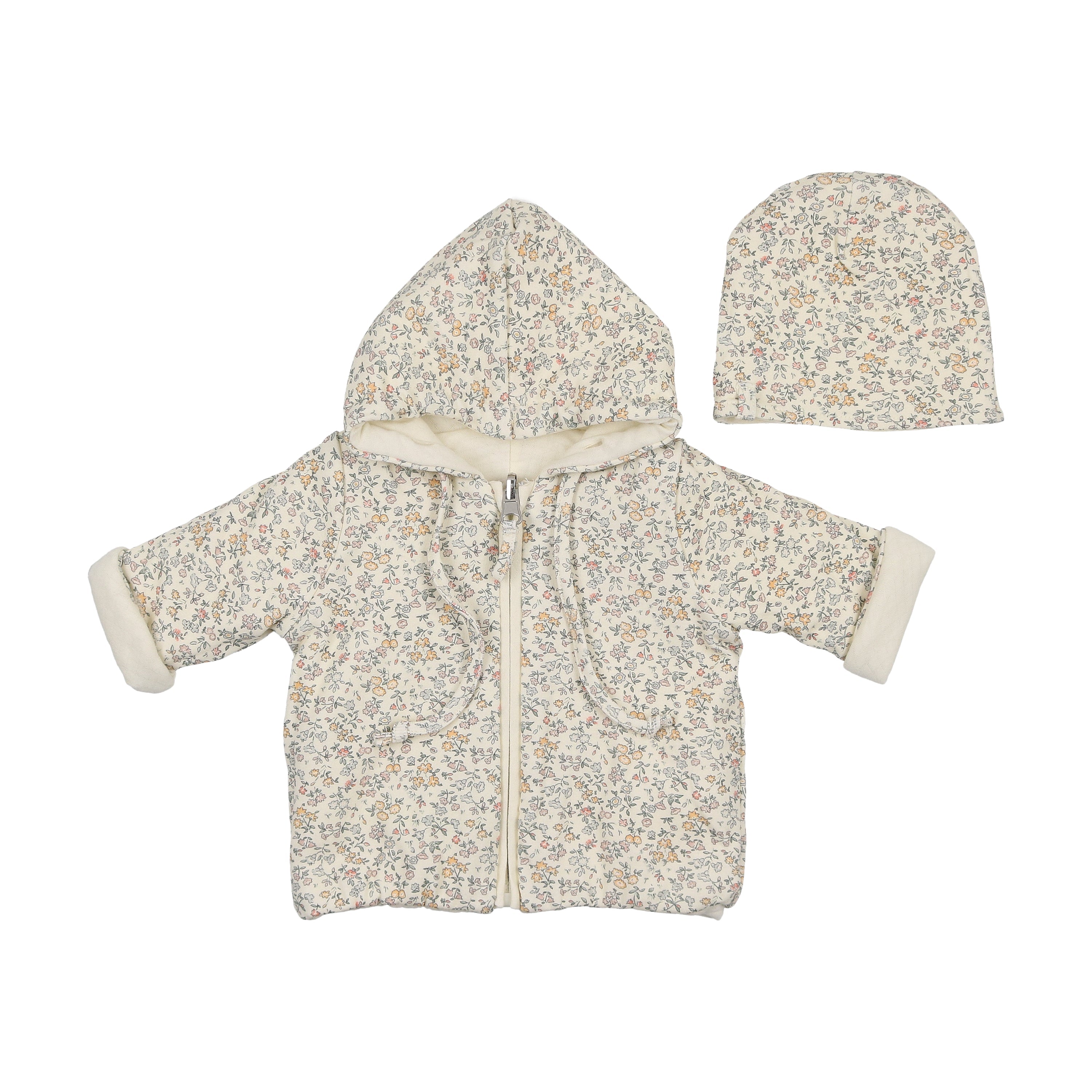 Bee & Dee Boys Cream Shadow Ditsy Jacket
