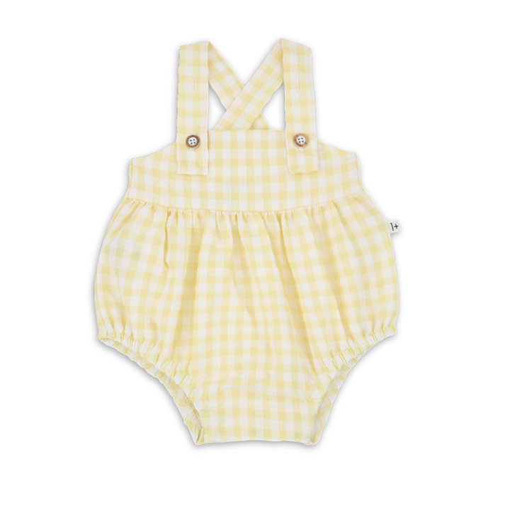 1+ in the family Patras Romper Soft Cotton Baby One Piece Outfit Button Closure