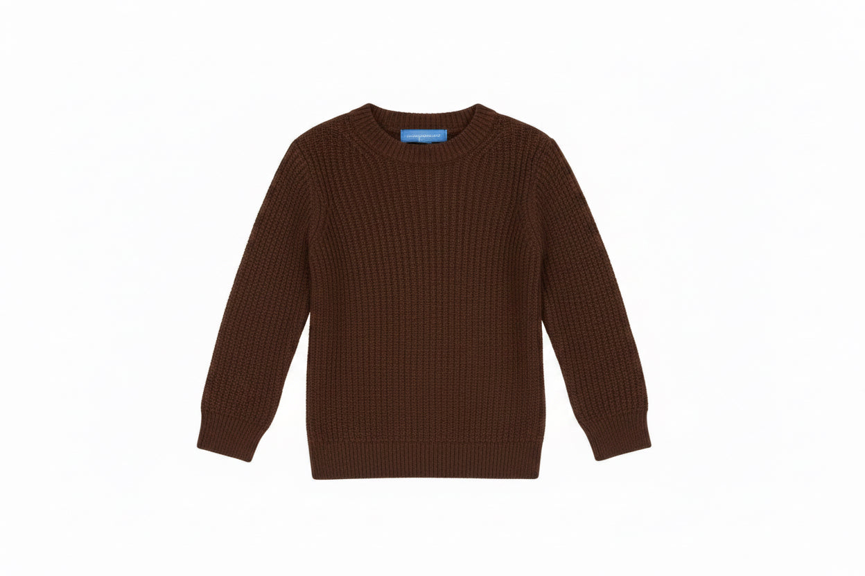 Pompomme – Knit Mockneck | Brown