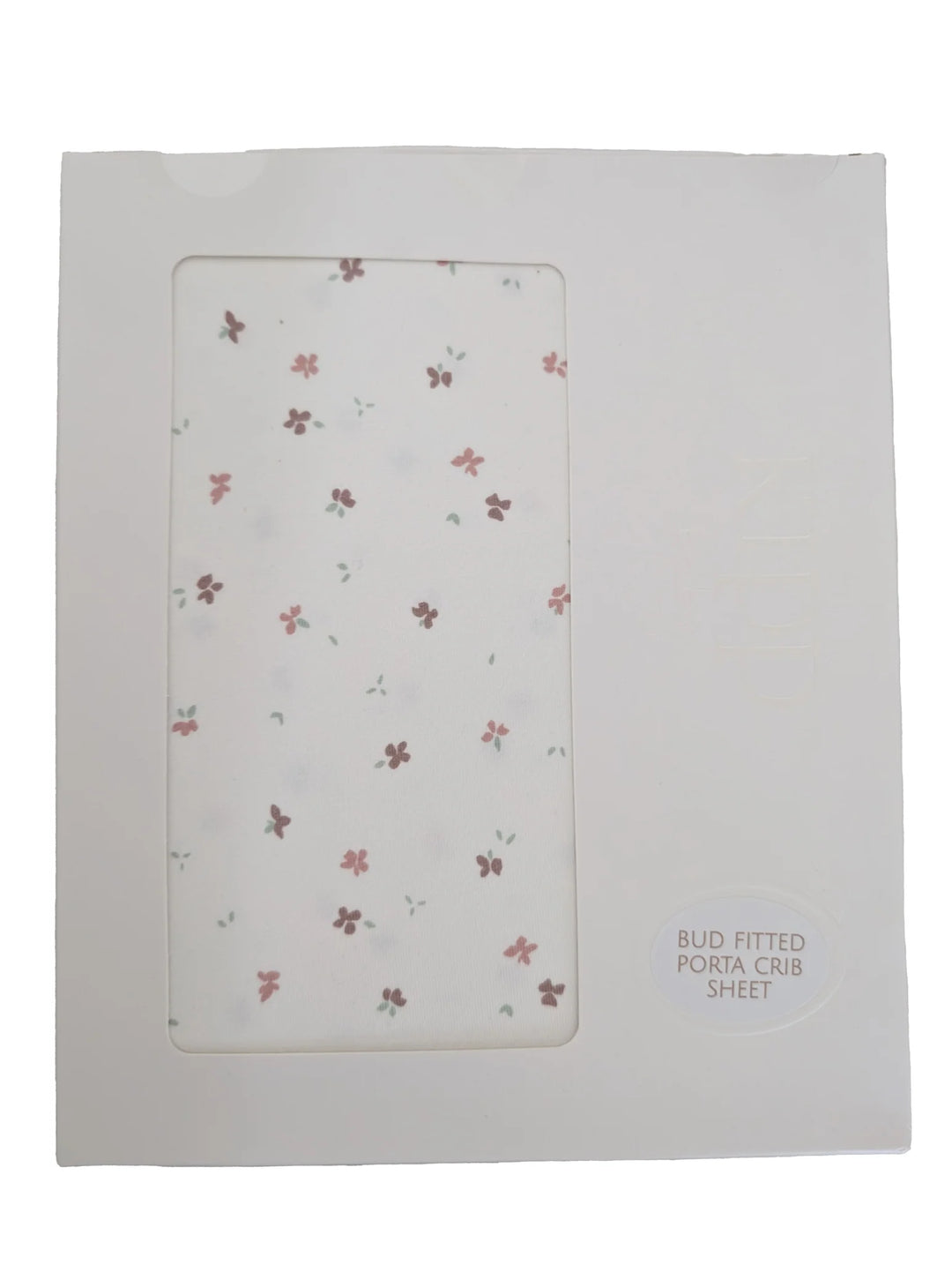 Kipp Baby Pink Bud Fitted Porta Crib Sheet