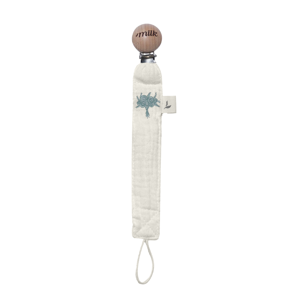 Keepsake BoysPaci Clip Baby Pacifier Holder Soft Fabric Clip Accessory