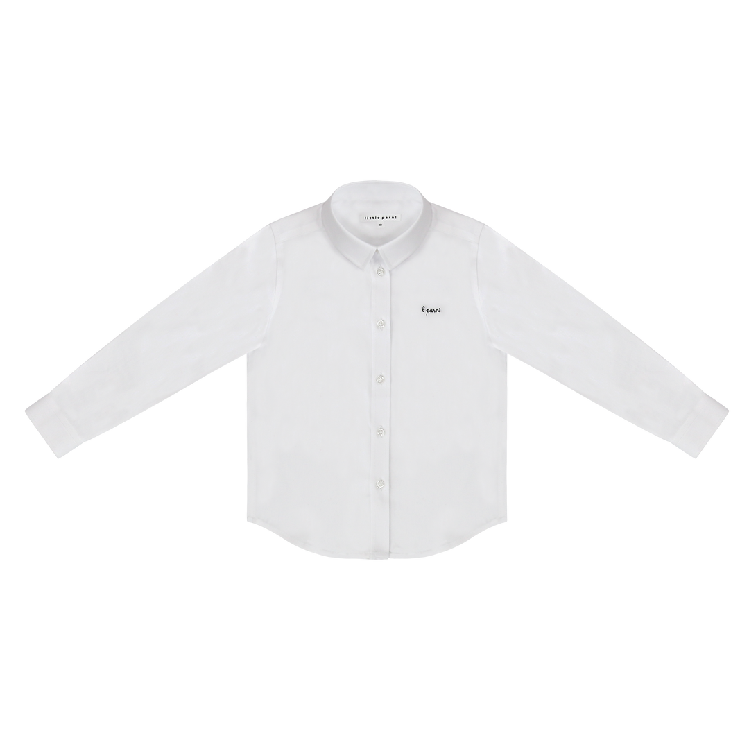 Parni Boys Long Sleeve White Shirt